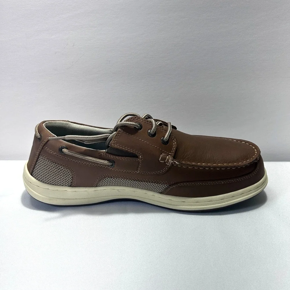Dockers Beacon‎ Genuine Leather Men's Shoes Tan US  10.5W  Stain Defender